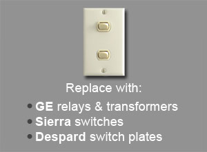 Replace Light Switch >> Old Low Voltage Lighting System Switches, Relays, Wall ... Replace Light Switch >> Old Low Voltage Lighting System Switches, Relays, Wall ...