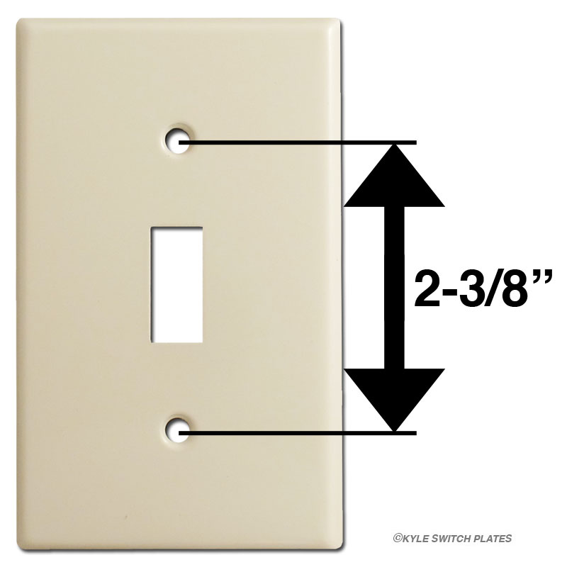 Light Switch Plate, Outlet Cover, Decora Rocker Size Chart & Reference