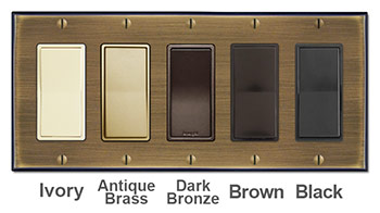 brass switch plate