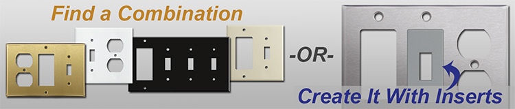 Combination Wall Plates