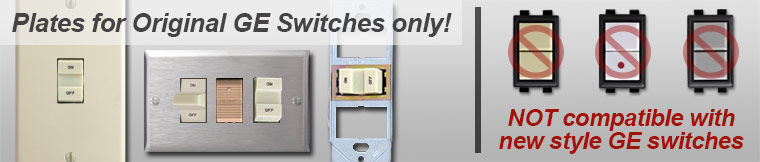 GE Old Style Low Voltage Light Switch Covers