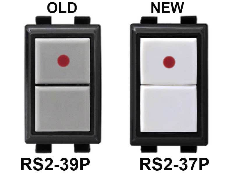 GE low voltage pilot switches old RS2-39P new RS2-37P