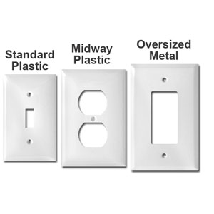 Oversized Plastic Switch Plates