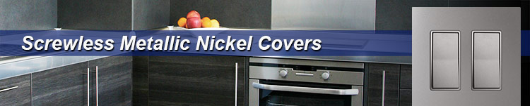 Nickel Plastic Light Switch Covers