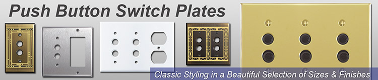 Push Button Light Switch Plates